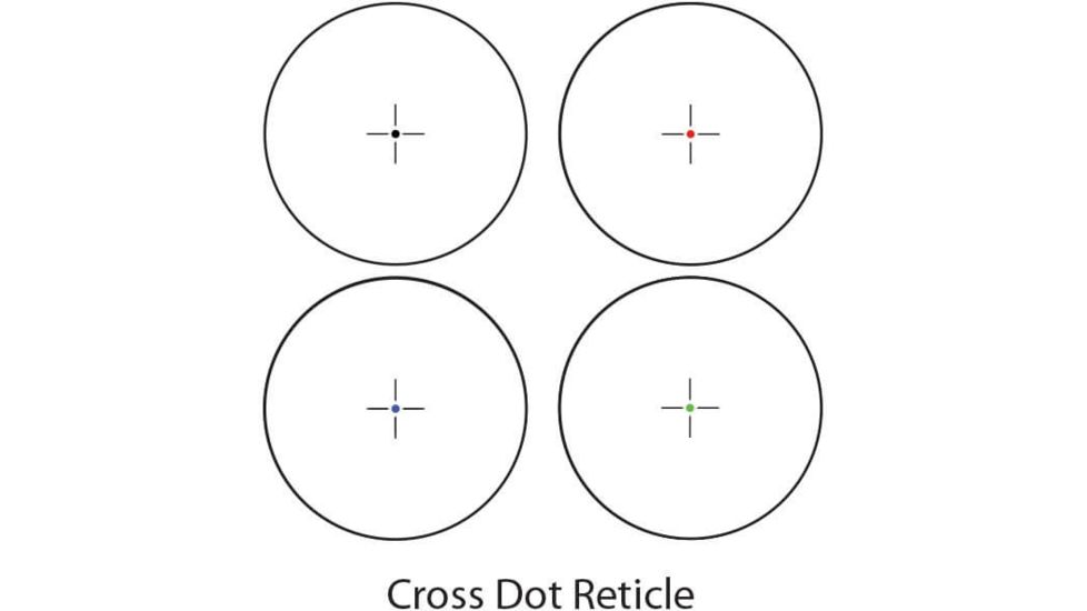 Barska Illuminated Red/Green/Blue Cross Dot Reticle