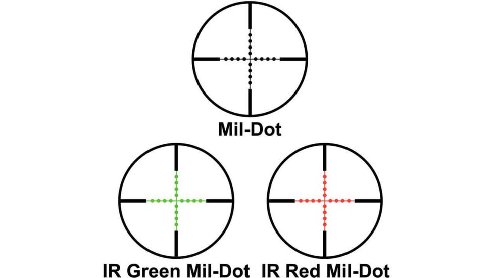 Barska Illuminated Red/Green Mil-Dot V2 Reticle