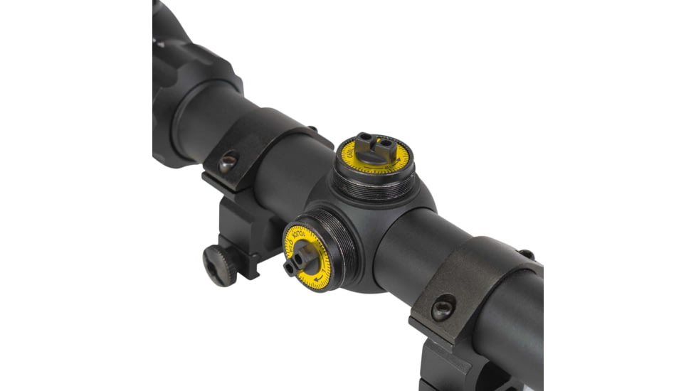 Barska IR Dot Varmint Rifle Scope, 4-16x40mm AO, 25.4 mm Tube, Green/Red Mil Dot Reticle, Matte, Black, Small, AC13568