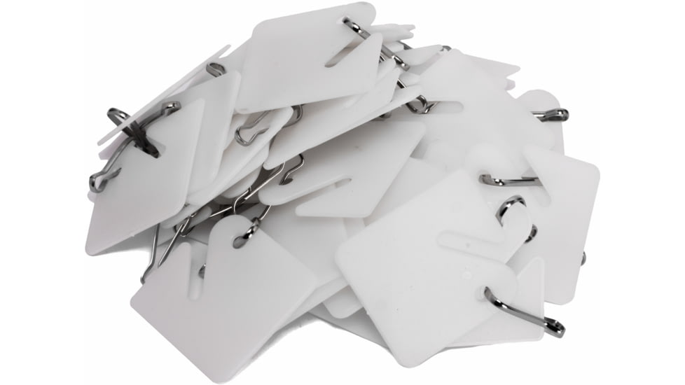Barska Key Tags For Key Cabinets - 50 Pack, White, Small, AF13488