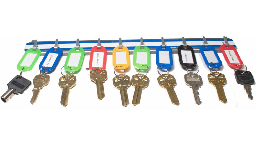 Barska Labeled Key Shelves w/ 1-100 Numbered Hooks for Key Cabinets, Multi, Medium, AF13682