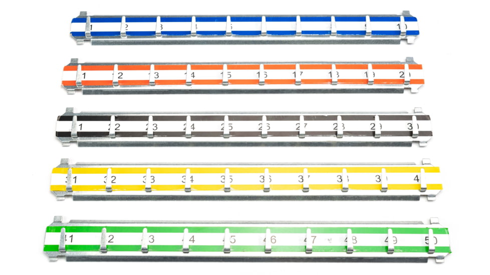 Barska Labeled Key Shelves w/ 1-100 Numbered Hooks for Key Cabinets, Multi, Medium, AF13682