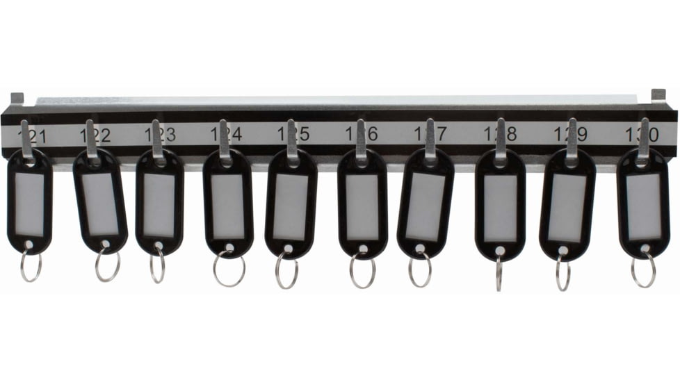 Barska Labeled Key Shelves w/ 101-200 Numbered Hooks for Key Cabinets, Multi, Medium, AF13684