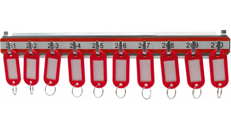 Barska Labeled Key Shelves w/ 201-300 Numbered Hooks for Key Cabinets, Multi, Medium, AF13686