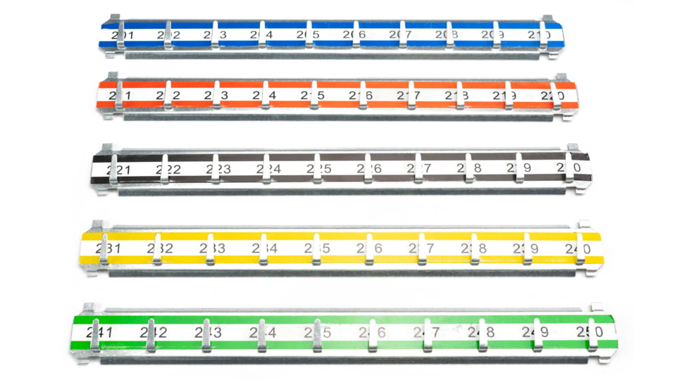 Barska Labeled Key Shelves w/ 201-300 Numbered Hooks for Key Cabinets, Multi, Medium, AF13686