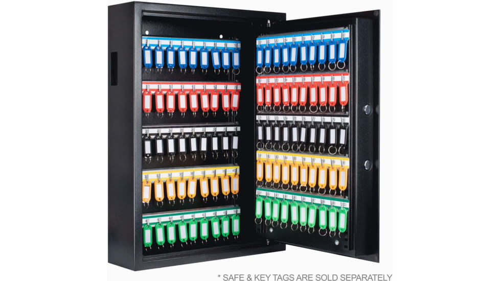 Barska Labeled Key Shelves w/ 501-600 Numbered Hooks for Key Cabinets, Multi, Medium, AF13692