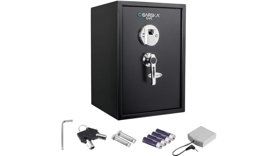 Barska Large Biometric Fingerprint Scanner Safe, 14in x 13in x 19.75in Exterior AX11650