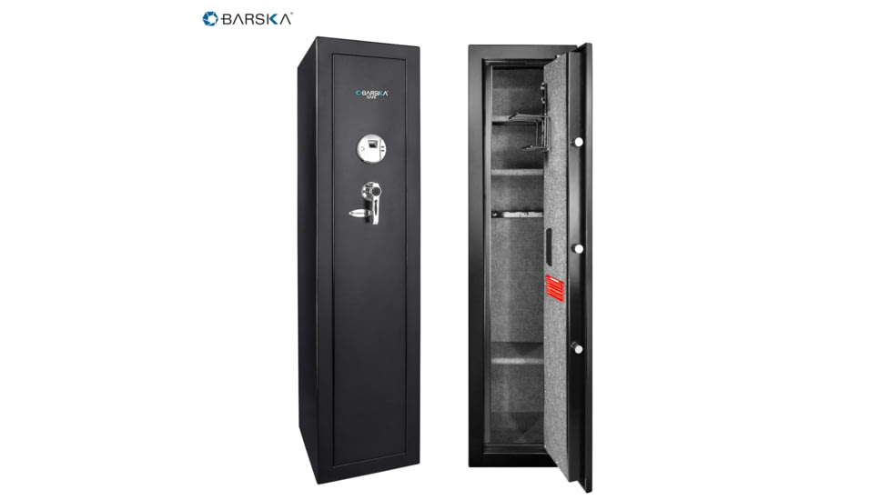 Barska Large Biometric Rifle Safe, Black AX11898