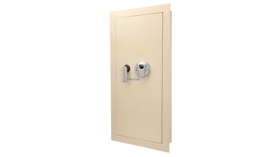 Barska Large Biometric Wall Safe,30x13.6x3.5in,Cream AX12408