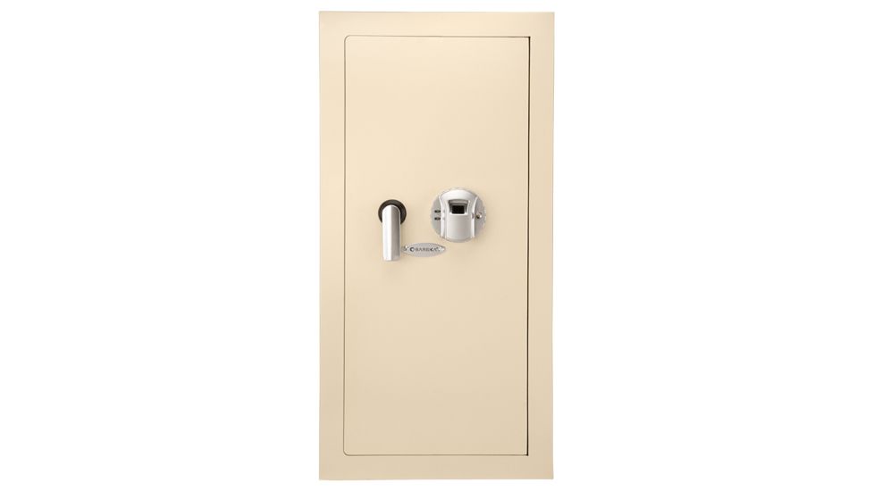 Barska Large Biometric Wall Safe,30x13.6x3.5in,Cream AX12408