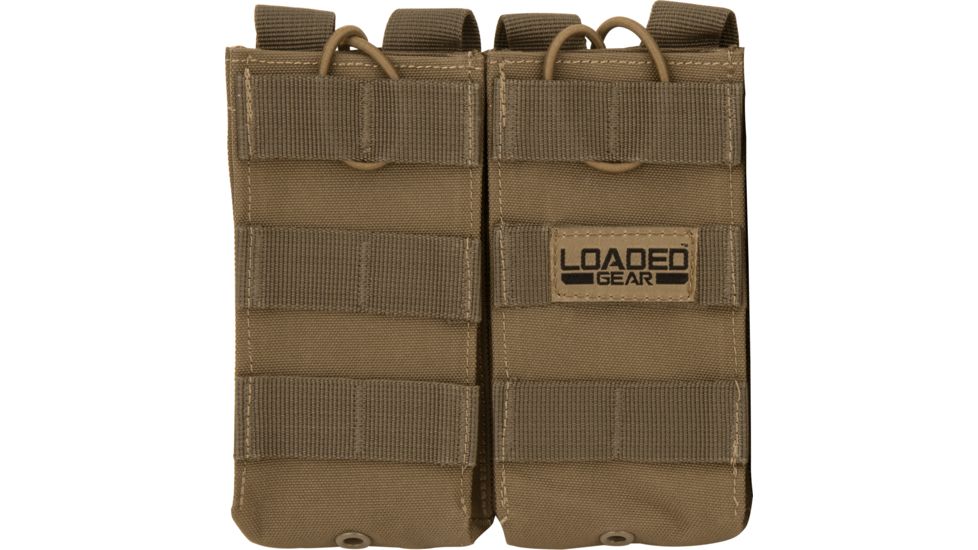 Barska Loaded Gear CX-850 Double Magazine Pouch,Flat Dark Earth BI13002