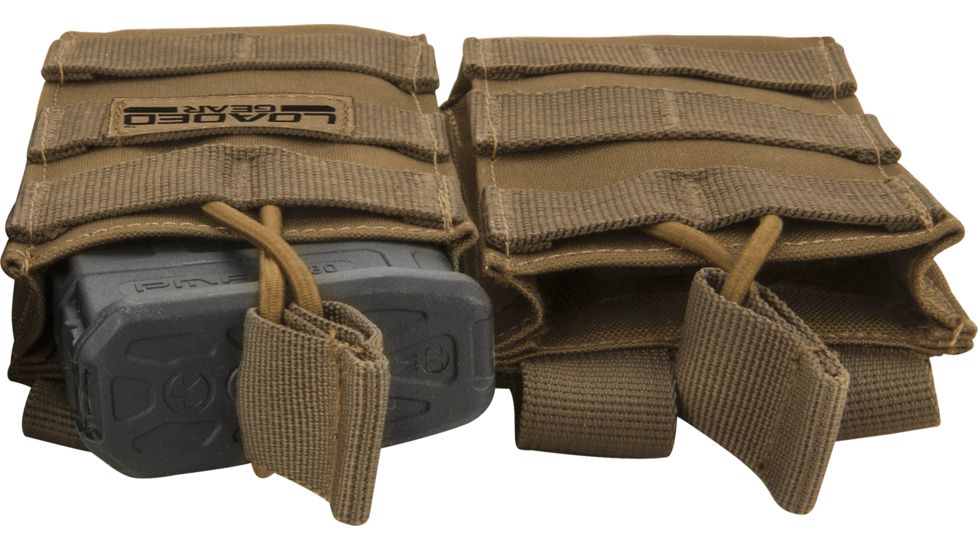 Barska Loaded Gear CX-850 Double Magazine Pouch,Flat Dark Earth BI13002
