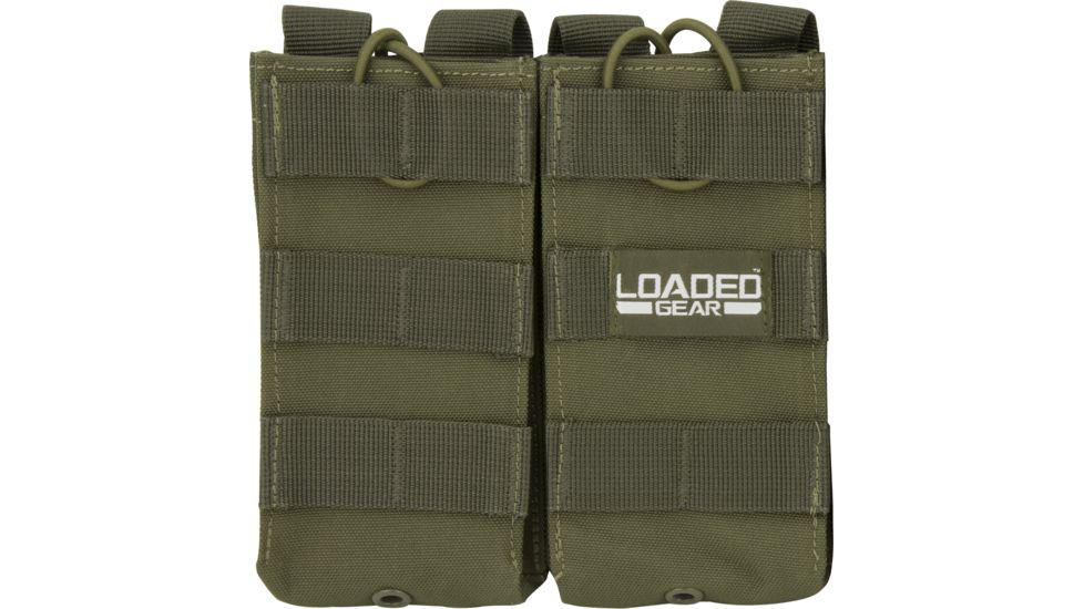Barska Loaded Gear CX-850 Double Magazine Pouch,OD Green BI13004