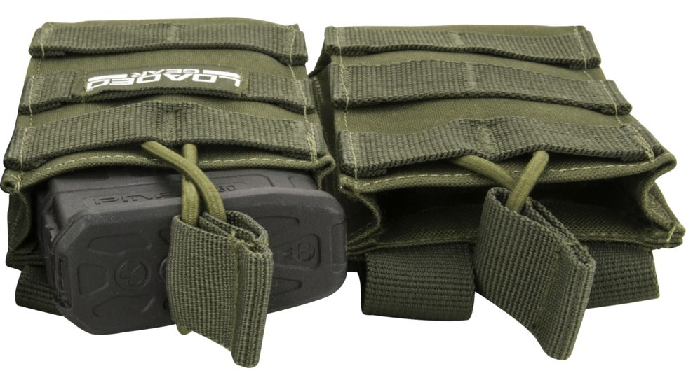 Barska Loaded Gear CX-850 Double Magazine Pouch,OD Green BI13004