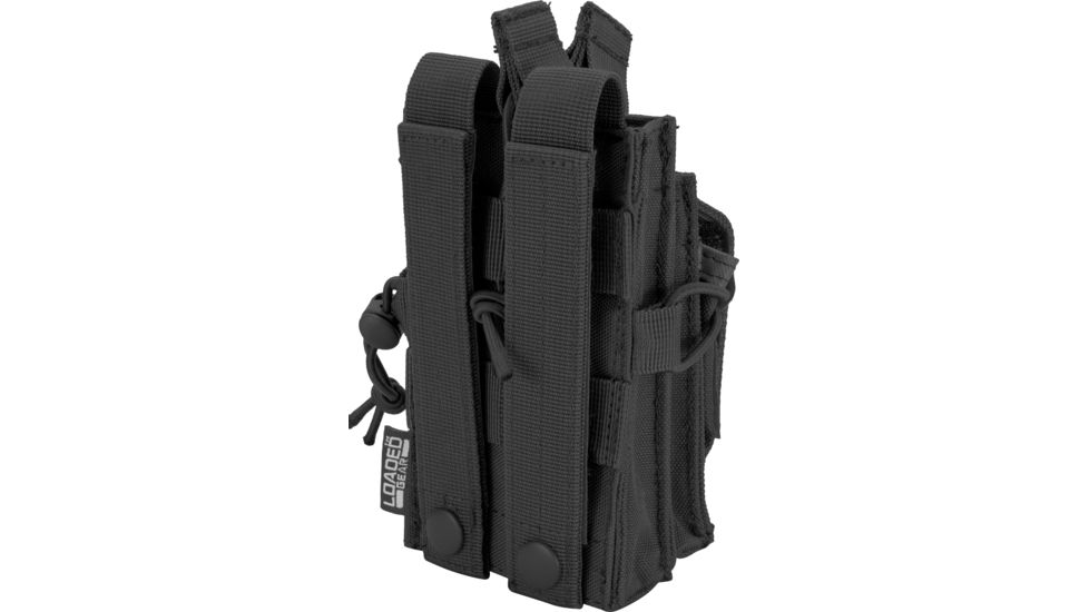 Barska Loaded Gear CX-950 Dual Stacked Rifle and Handgun Mag Pouch,Black BI13012