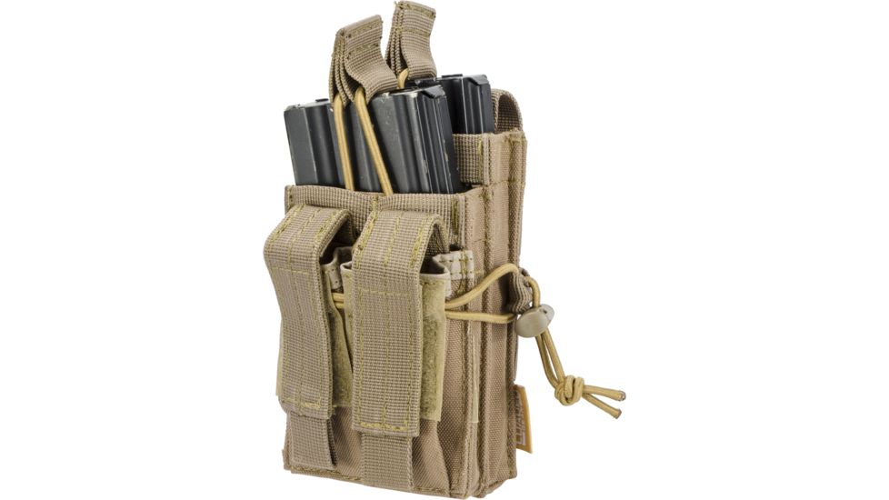 Barska Loaded Gear CX-950 Dual Stacked Rifle and Handgun Mag Pouch,Flat Dark Earth BI13014