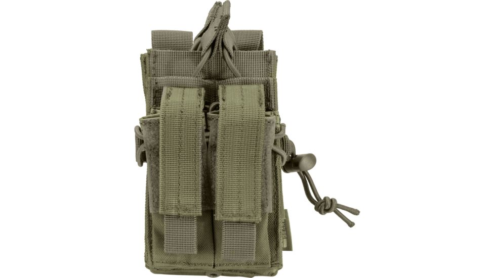 Barska Loaded Gear CX-950 Dual Stacked Rifle and Handgun Mag Pouch,OD Green BI13016