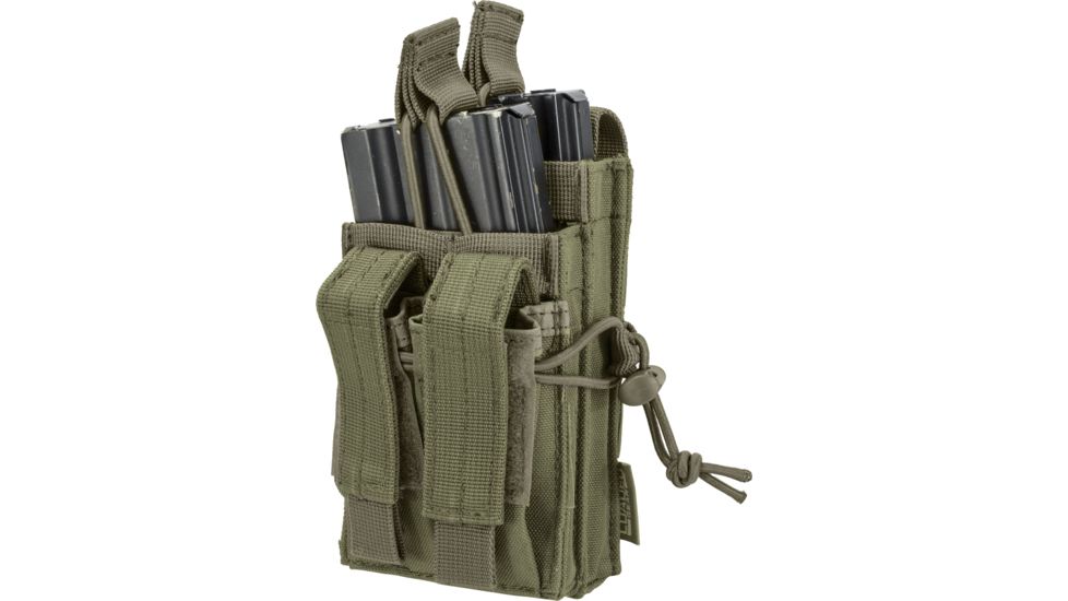 Barska Loaded Gear CX-950 Dual Stacked Rifle and Handgun Mag Pouch,OD Green BI13016