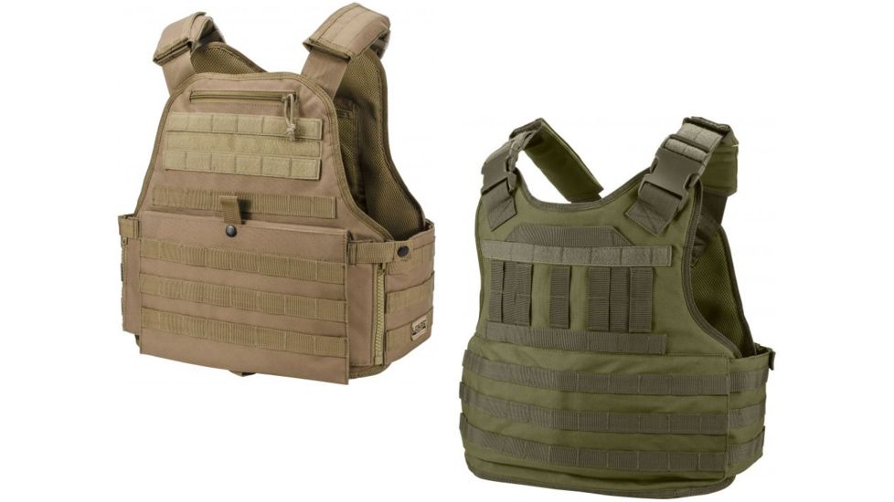 Barska Loaded Gear VX-500 MOLLE Plate Carrier Tactical Vest