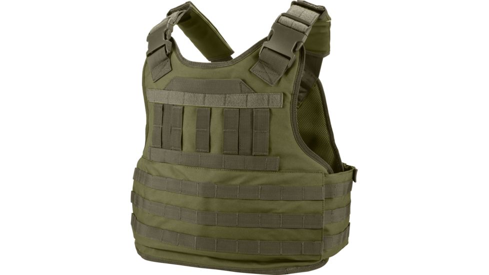 Barska Loaded Gear VX-500 MOLLE Plate Carrier Tactical Vest,OD Green BI12290