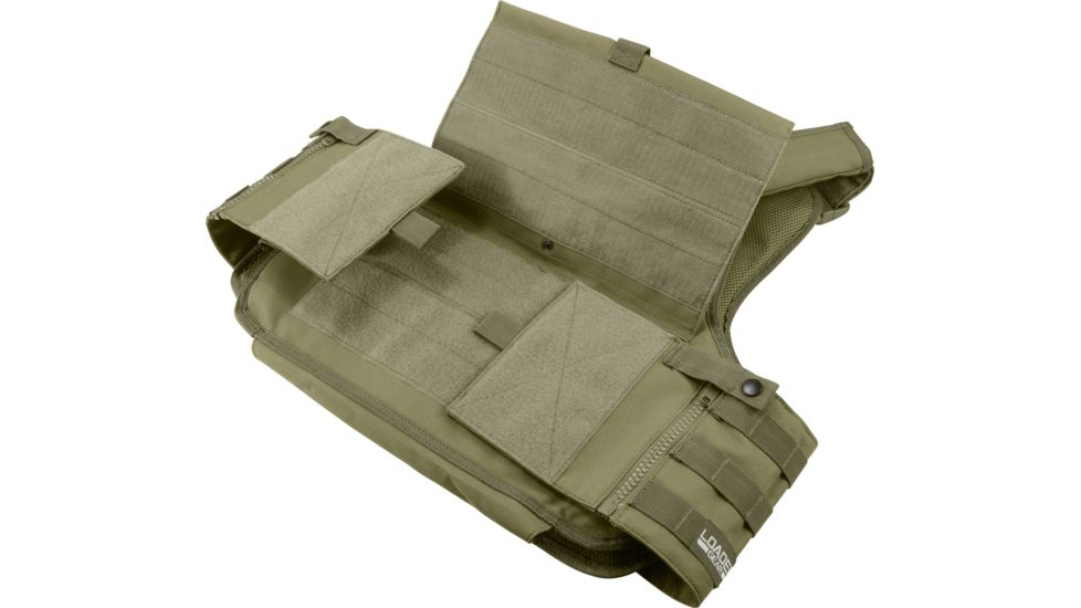Barska Loaded Gear VX-500 MOLLE Plate Carrier Tactical Vest,OD Green BI12290