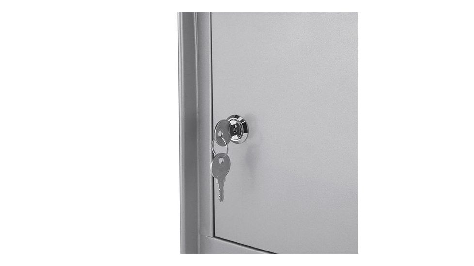 Barska Locking Wall Mount Mailbox, White, Large, CB13254