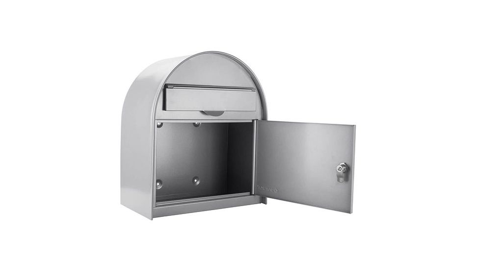 Barska Locking Wall Mount Mailbox, White, Large, CB13254
