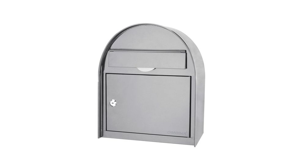 Barska Locking Wall Mount Mailbox, White, Large, CB13254