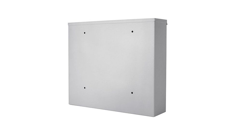 Barska Locking Wall Mount Mailbox, White, Medium, CB13252