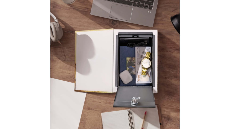 Barska London &amp; London Series Dual Book Lock Boxes with Key Lock, Multi, Medium, CB13056