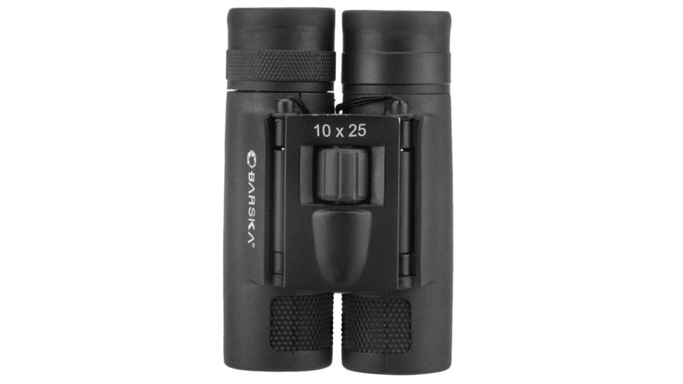 Barska Lucid View Compact 10x25mm Roof Prism Binoculars, Black, Small, AB13275