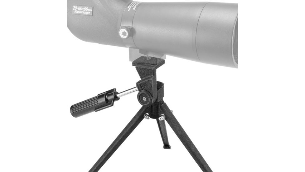 Barska Metal Table Top Tripod, Standard 1/4-20 UNC Threading, No-Slip Rubber Feet,, Black AF12652