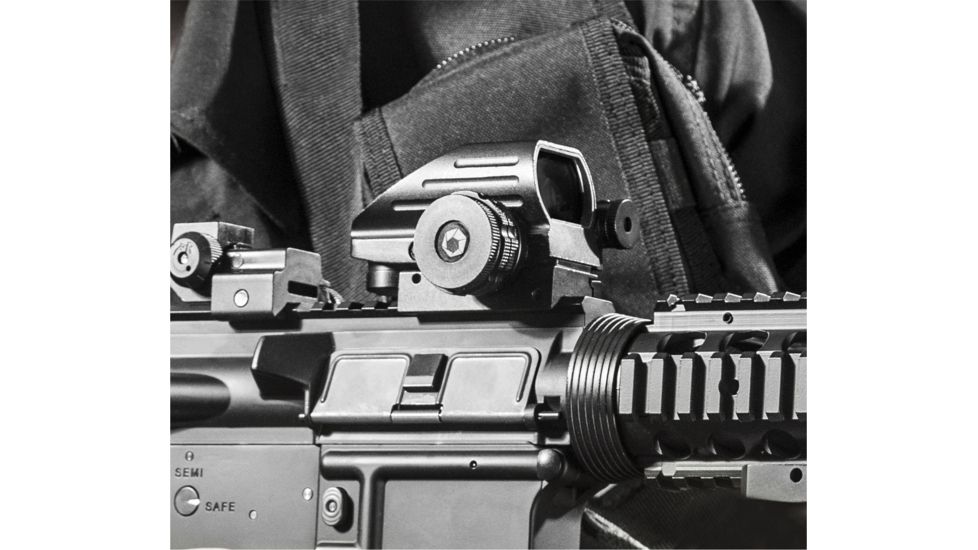 Barska Multi Reticle Electro Sight with Red Laser, Black AC12136