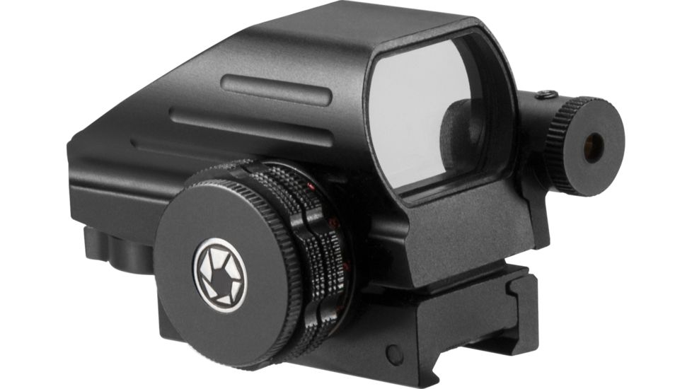 Barska Multi Reticle Electro Sight with Red Laser, Black AC12136