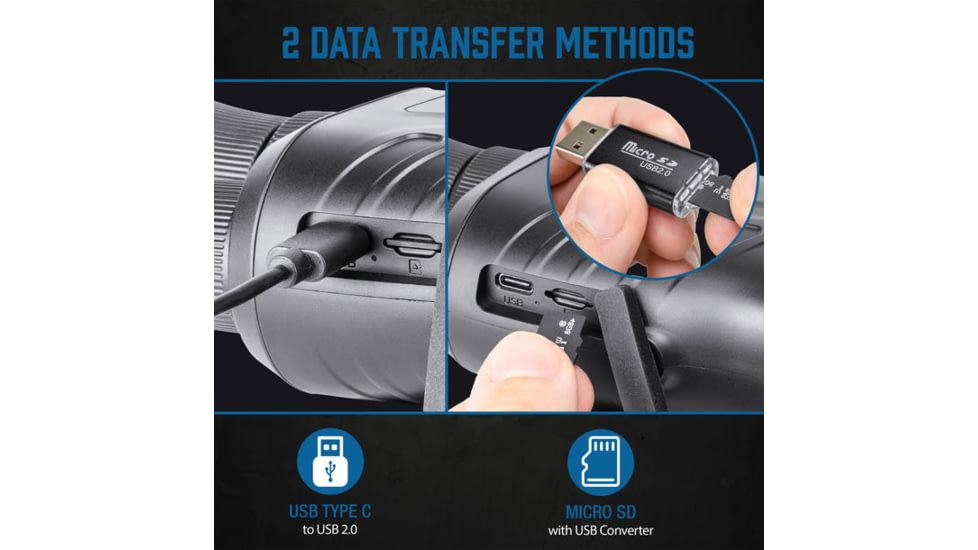 Barska NV-1 6x25mm Night Vision Infrared Digital Monocular, Matte Black, BQ14070