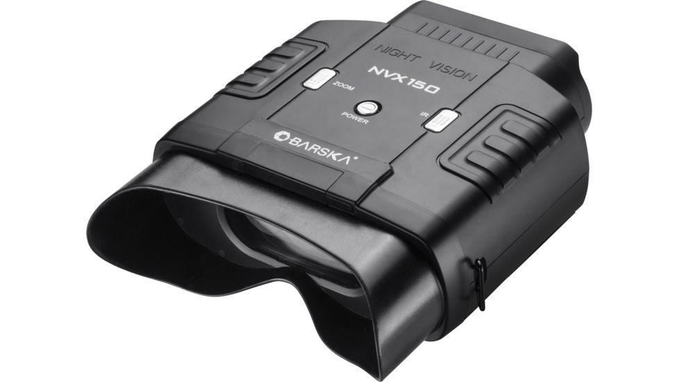 Barska Night Vision NVX150 Infrared Illuminator Digital Binoculars, Black, Medium BQ12998