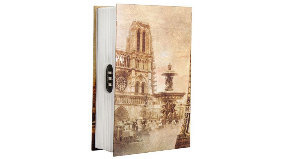 Barska Paris Book Lock Box w/Combination Lock,3.75x1.5x6.5in CB12362