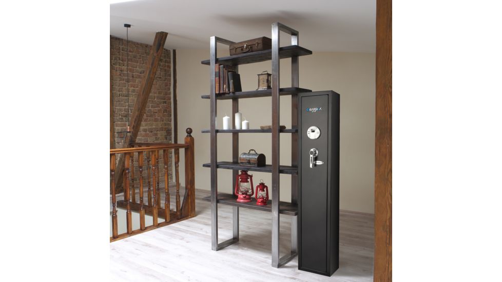 Barska Quick-Access Biometric Rifle Safe, Matte Black, AX11652