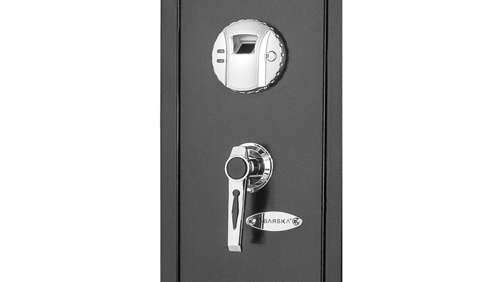 Barska Quick-Access Biometric Rifle Safe, Matte Black, AX11652
