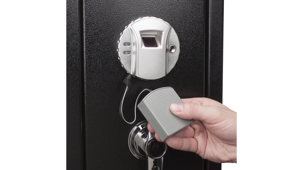 Barska Quick-Access Biometric Rifle Safe, Matte Black, AX11652