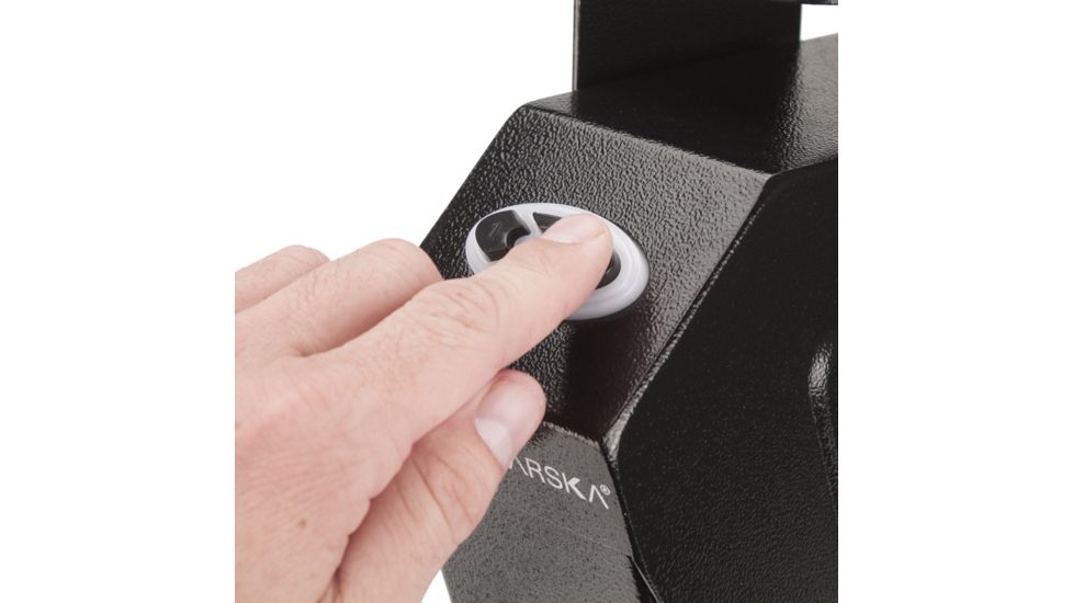 Barska Quick Access Handgun Desk Safe, Black AX13094