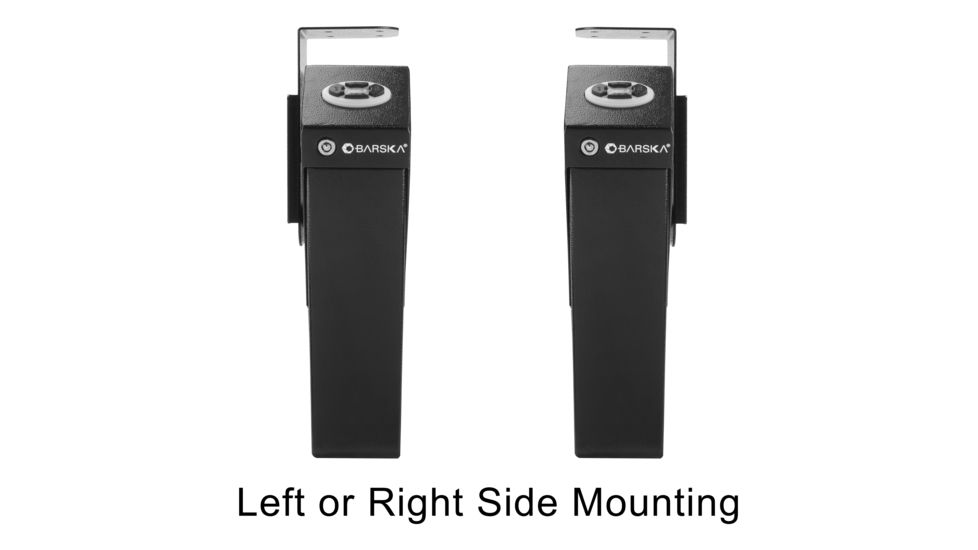 Barska Quick Access Handgun Desk Safe, Black AX13094