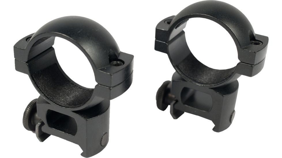 Barska Rifle Scope Rings - 30mm, Extra High Height, Matte Black, Weaver Style - AI10826