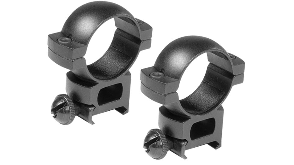 Barska Rifle Scope Rings - 30mm, Extra High Height, Matte Black, Weaver Style - AI10826