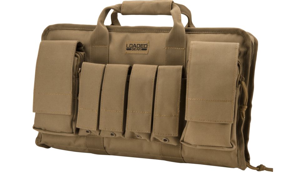 Loaded Gear RX-50 Loaded Gear 16in Tactical Pistol Bag,16x3.5x9in,Dark Earth BI12314