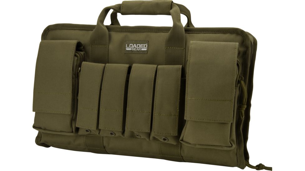 Loaded Gear RX-50 Loaded Gear 16in Tactical Pistol Bag,16x3.5x9in,OD Green BI12292