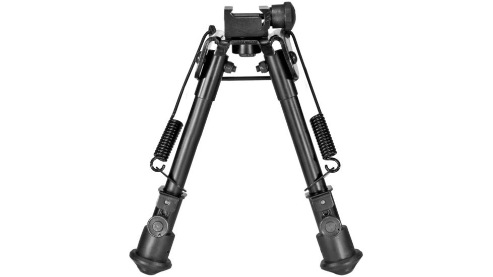 Barska Spring Loaded Adjustable Bipod, Standard, Black AW11896