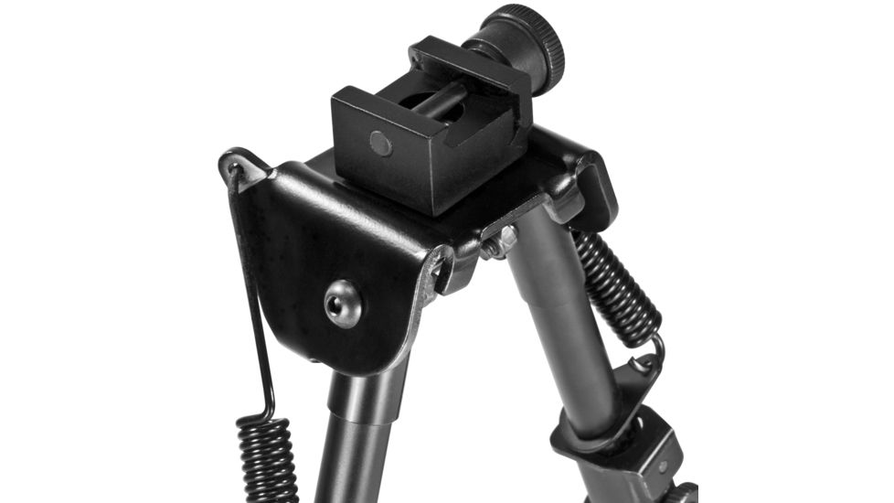 Barska Spring Loaded Adjustable Bipod, Standard, Black AW11896