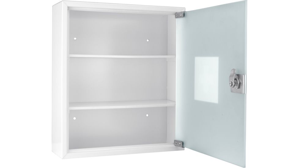 Barska Standard Medical Cabinet,12.4x3.94x14.17in,White CB12822