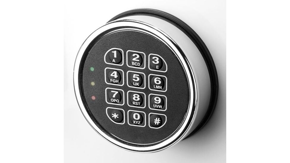 Barska White Keypad Jewelry Safe, Fireproof, Motion Sensor Light Interior, White, External Size 18 x 14 x 17.5 in AX12672